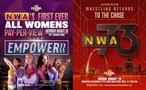 Banner for NWA Empowerrr and NWA 73
