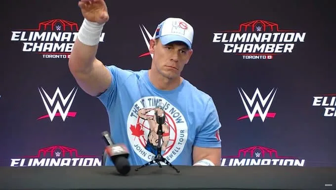John Cena Mic Drop